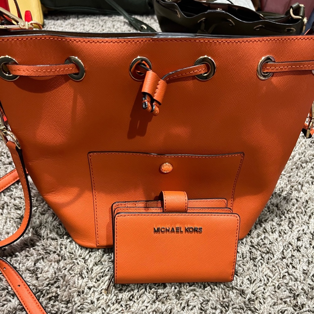 Michael Kors purse and wallet